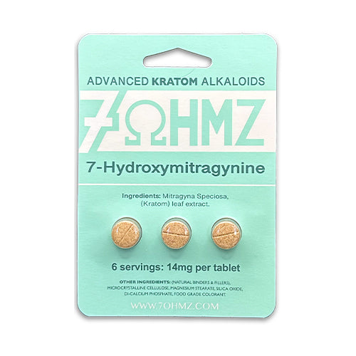 7 Ohmz Rapid Release Kratom Tablets 3-Pack