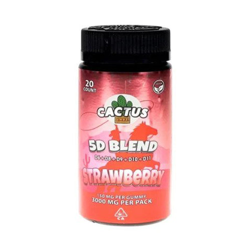 Cactus 5D Blend Gummies Strawberry