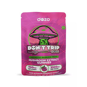 Dozo Dont Trip Mushroom Gummies Galactic Passion Fruit