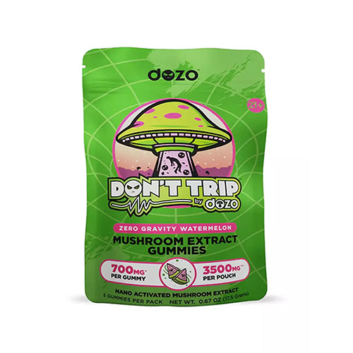 Dozo Dont Trip Mushroom Gummies Zero Gravity Watermelon