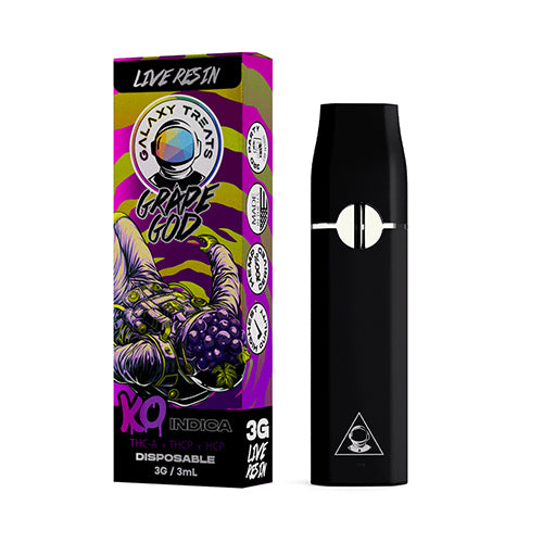 Galaxy Treats KO Blend Disposable Grape God