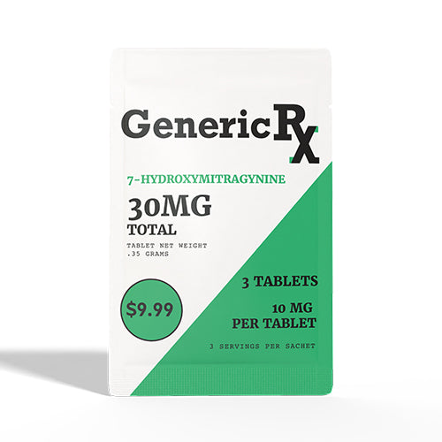 Generic RX 7-Hydroxmitragynine Chewable Tablets