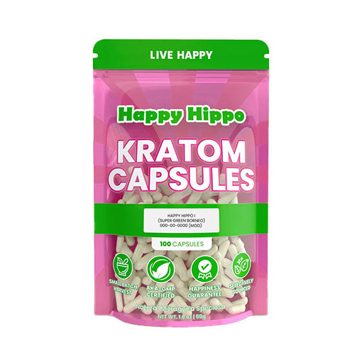 Happy Hippo Kratom Capsules Happy Hippo