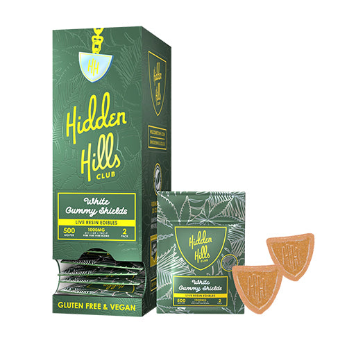 Hidden Hills Live Resin White Gummy Shields