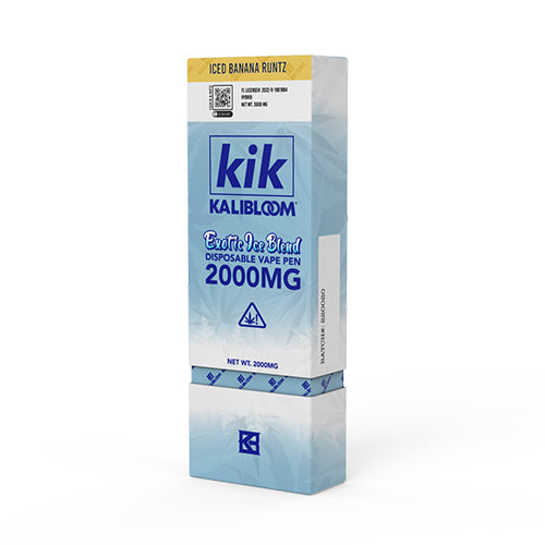 Kalibloom KIK Exotic Ice Blend Disposable Iced Banana Runtz