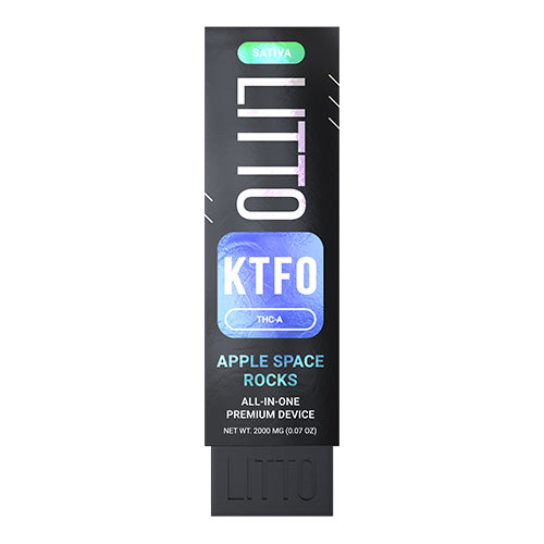 LITTO KTFO THCA Disposable Apple Space Rocks