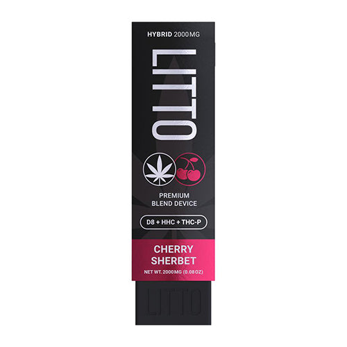 LITTO Tri Blend Delta 8 Disposable Cherry Sherbet