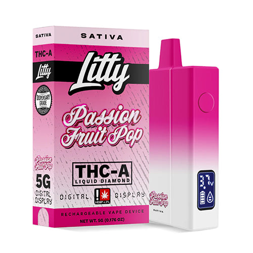 Litty THC-A Liquid Diamond Disposable - Passion Fruit Pop