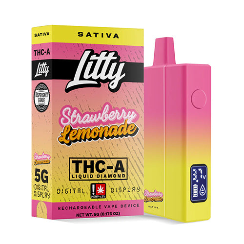 Litty THC-A Liquid Diamond Disposable - Strawberry Lemonade