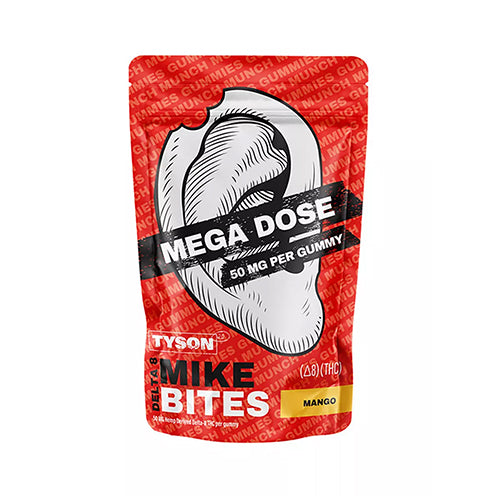 Mike Bites Mega Dose Gummies Mango