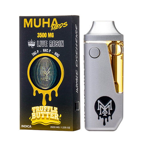 Muha Meds Live Resin Disposable - Truffle Butter