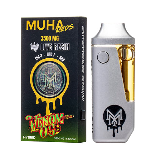 Muha Meds Live Resin Disposable - Venom OG