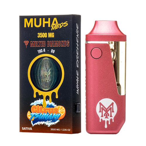 Muha Meds Melted Diamonds Disposable - Citrus Tsunami