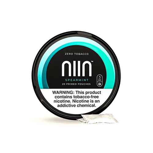 NIIN Zero Tobacco Nicotine Pouches- Spearmint