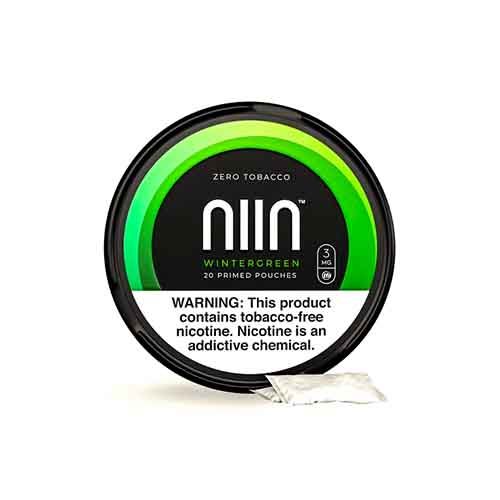 NIIN Zero Tobacco Nicotine Pouches - Wintergreen