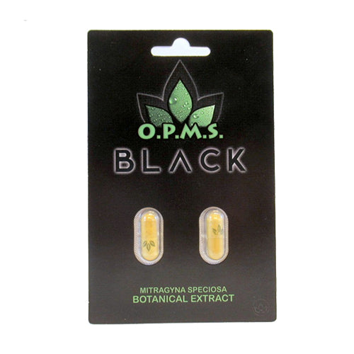 OPMS Black Kratom Capsules 2-Pack