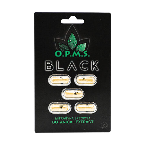 OPMS Black Kratom Capsules 5-Pack