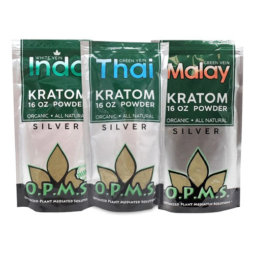 OPMS Silver Kratom Powder 16oz