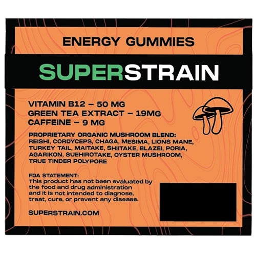 Superstrain Mushroom Energy Gummies