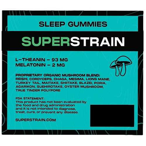 Superstrain Mushroom Sleep Gummies Specs