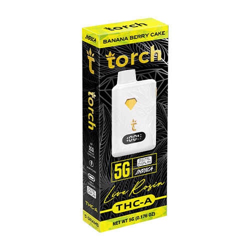 Torch THC-A Live Rosin Banana Berry Cake