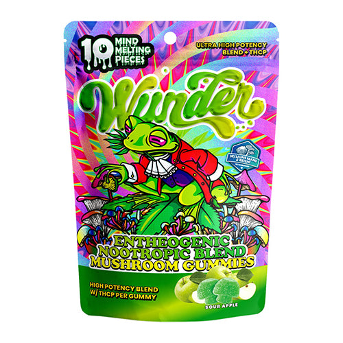 Wunder Entheogenic Nootropic Blend Mushroom Gummies 10pc