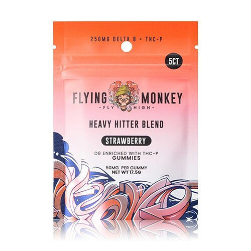 Flying Monkey Heavy Hitter Delta 8 Gummies Strawberry