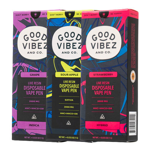 Good Vibez HHC Live Resin Disposable Vape