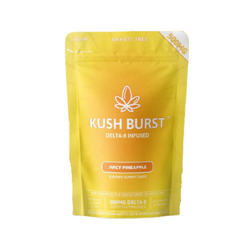 Kush Burst Delta 8 Gummies Juicy Pineapple