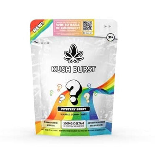 Kush Burst Delta 8 Gummies Mystery Berry