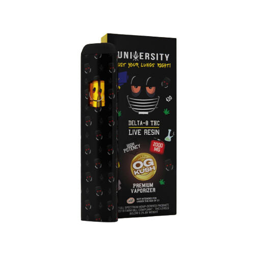 University Delta-8 Live Resin Disposable OG Kush